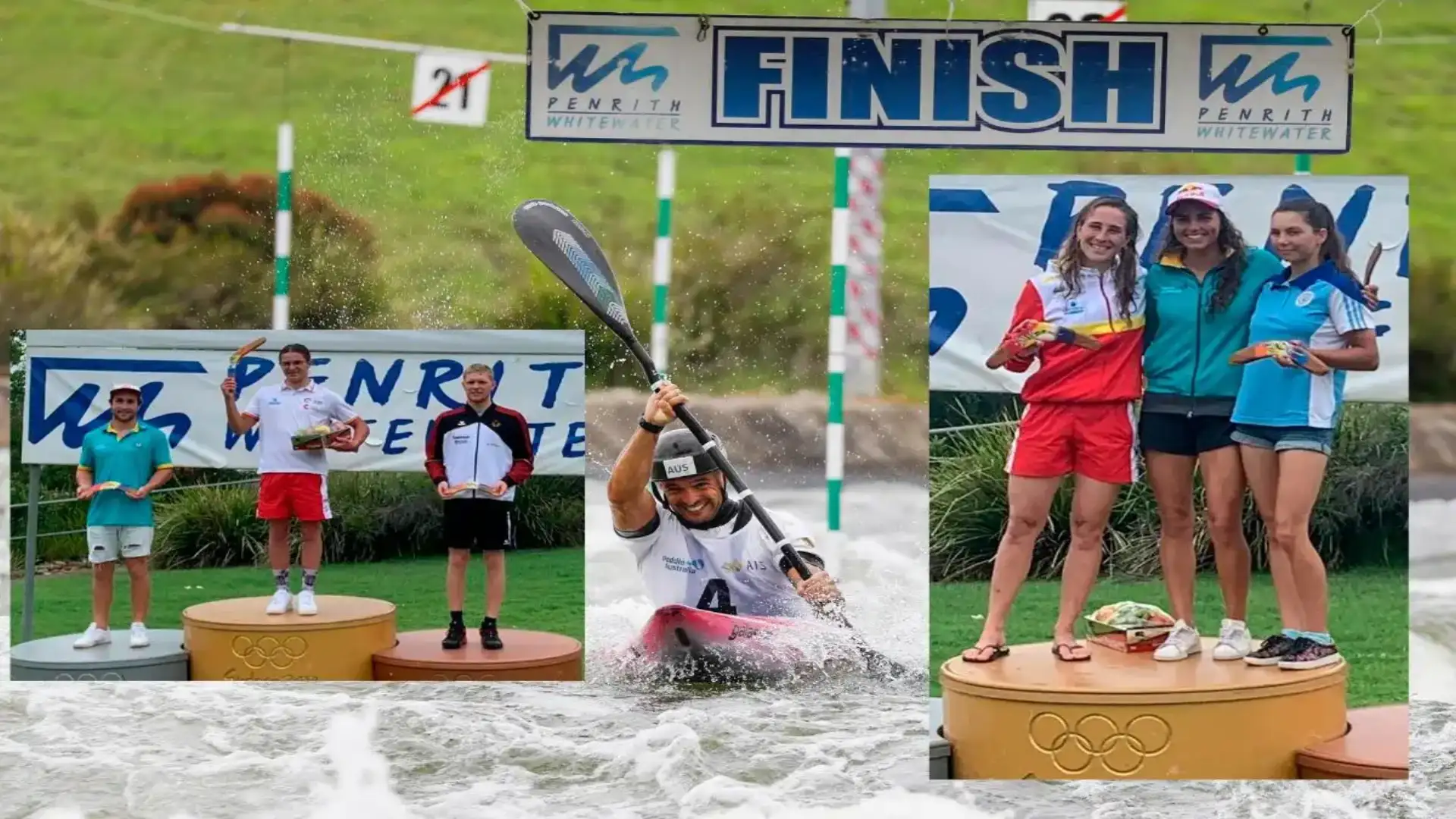 Echaniz (oro) e Vilarrubia (argento) all'Australian Open di Piragüismo a Penrith