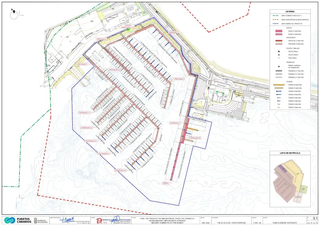 Estas obras también incluyen mejoras en la zona de atraque de hormigón que usan las líneas comerciales y para las embarcaciones de la Guardia Civil. Además, pegado a este espacio y al dique rompeolas, en el futuro Pantalán 1, se creará un espacio para atraques en punta para barcos de más de 13,5 metros de eslora, y más de 300 metros de línea para atraques a costado