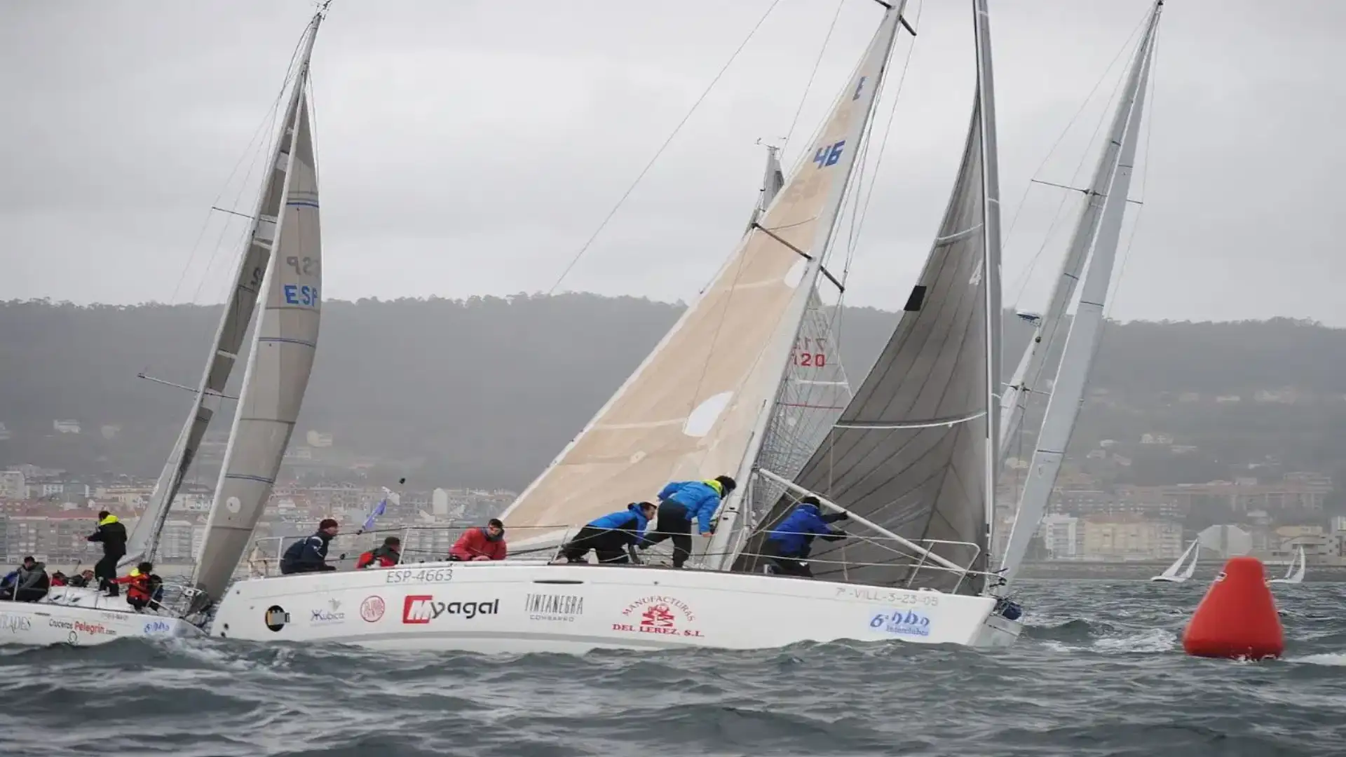 Spettacolare terzo atto degli Interclub Ria de Pontevedra de Cruises