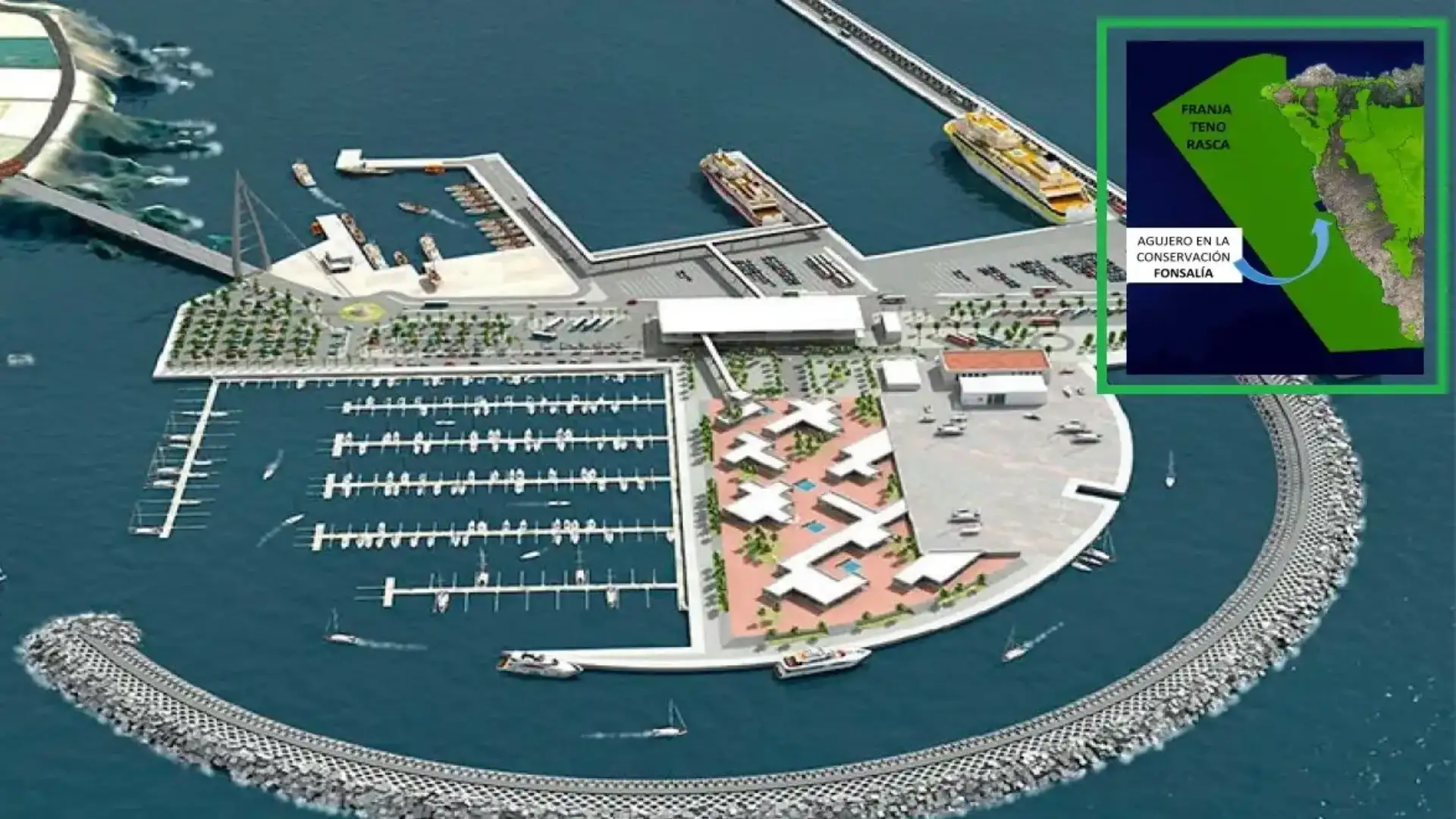 Porto di Fonsalia a Tenerife West il progetto di discord