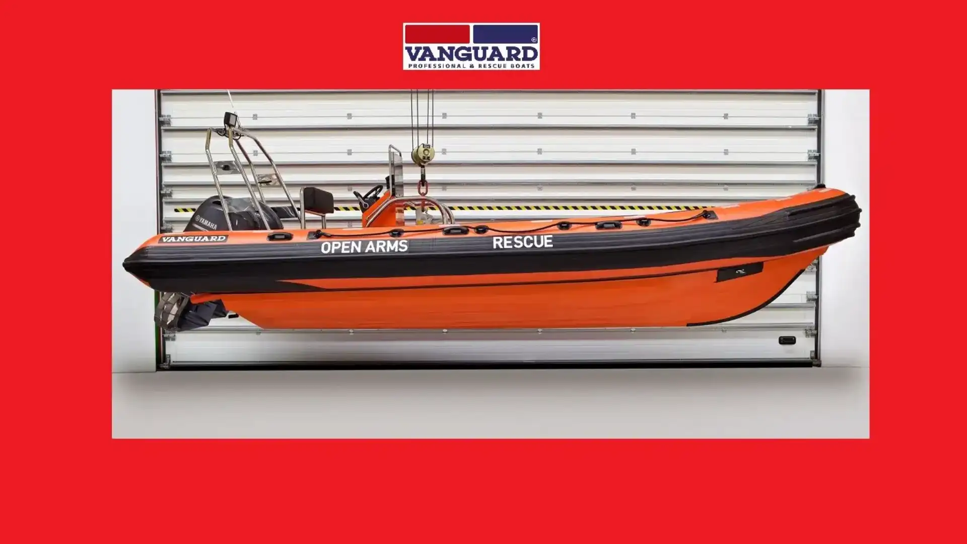 Vanguard consegna una nuova barca di soccorso per Open Arms