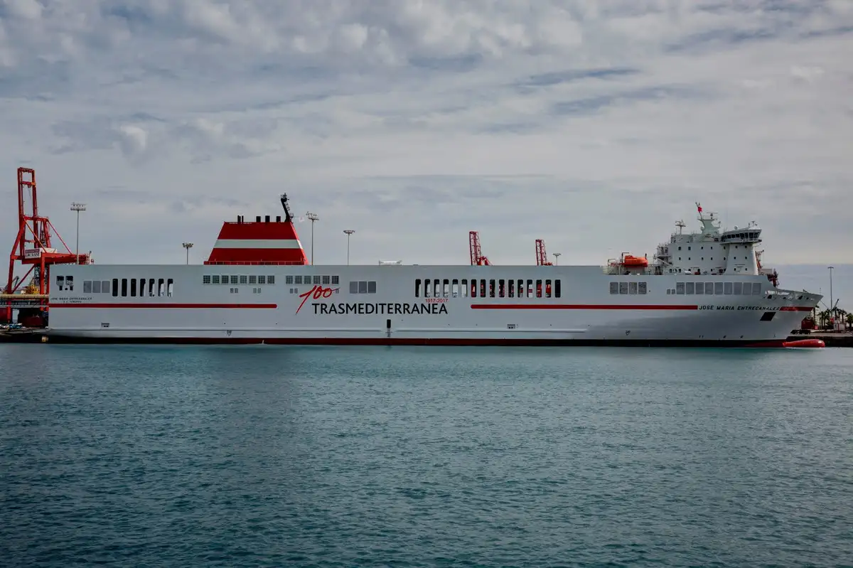 el buque José María Entrecanales , construido en el astillero gaditano de Navantia en Puerto Real y que entró en servicio en junio de 2010 