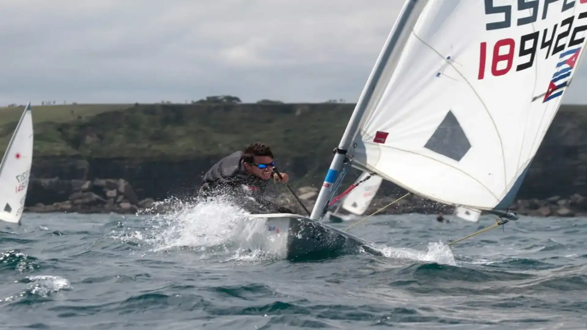 Luis Díaz, Jacobo Fernández e Fernando Alonso podio del Asturiano de Laser a Gijón