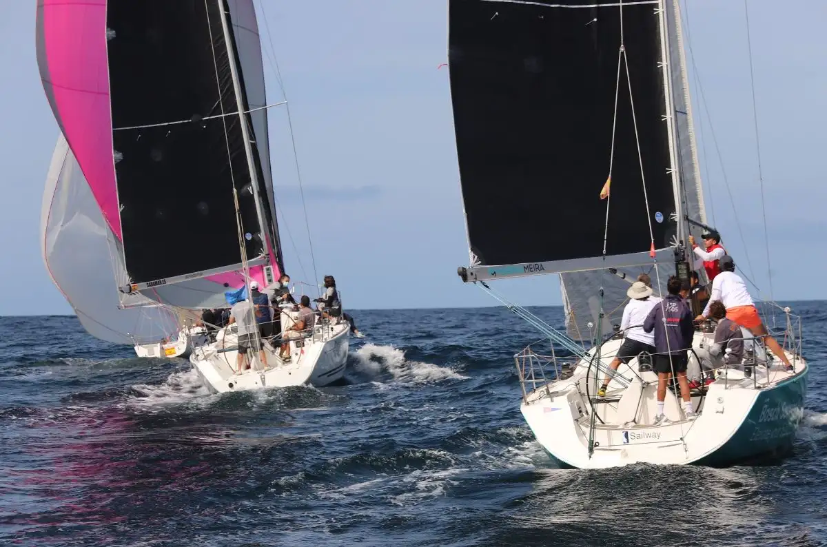 "Bosch" y "Alma do Mar" dos de los protagonistas de este Rías Altas, que estuvo muy competido (Foto Pedro Seoane)
