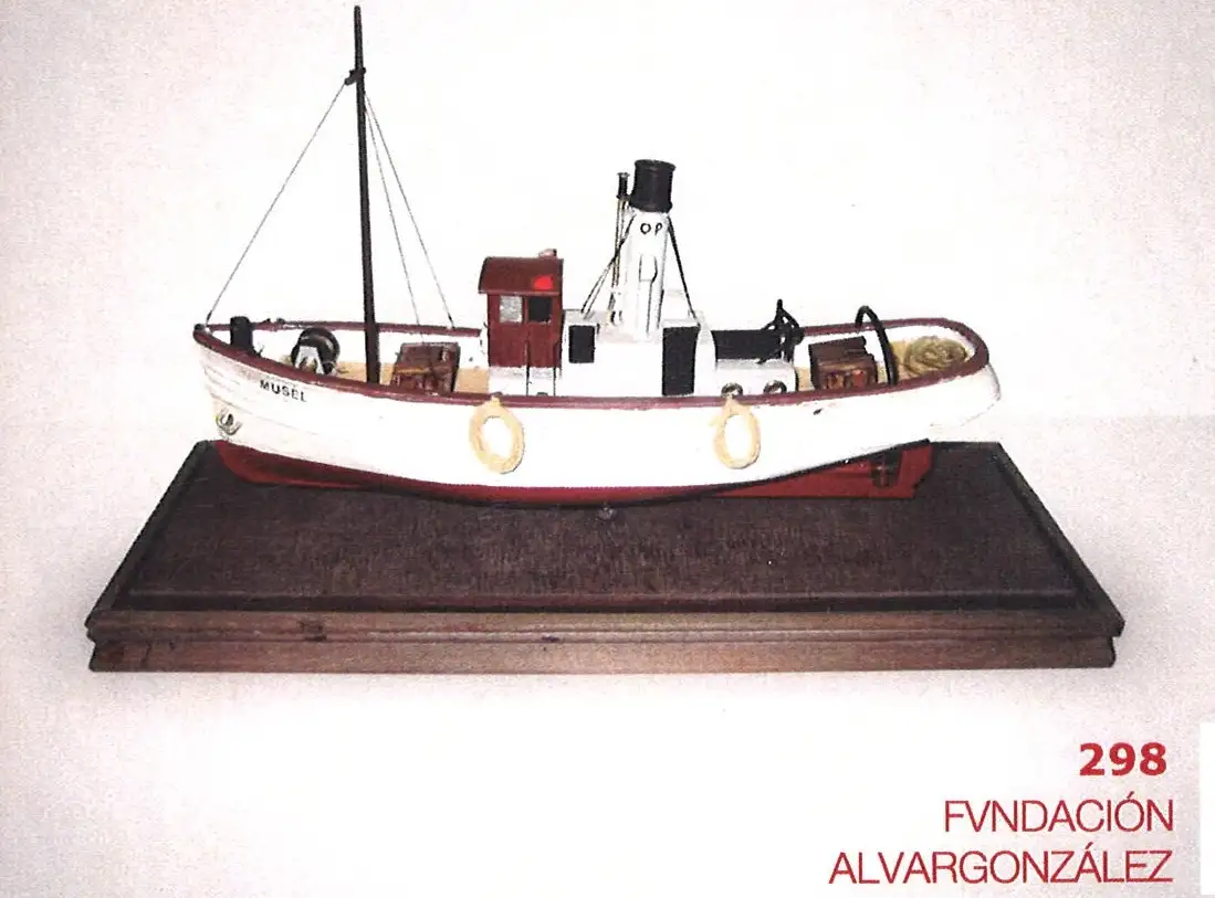 La Asociación Asturiana de Modelismo Naval recrea diferentes modelos de busques a escala reducida