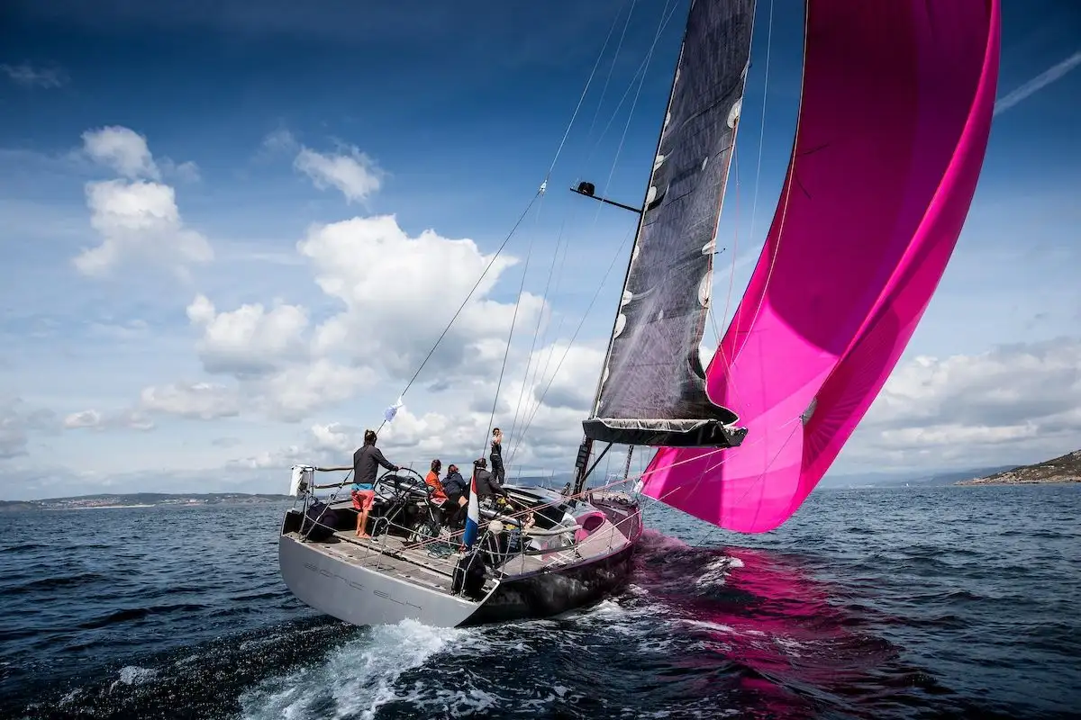 El Baltic 56 de Quintero de San Amaro de La Coruña volvió a ser el más rápido de los "open" (Foto María Muíña)