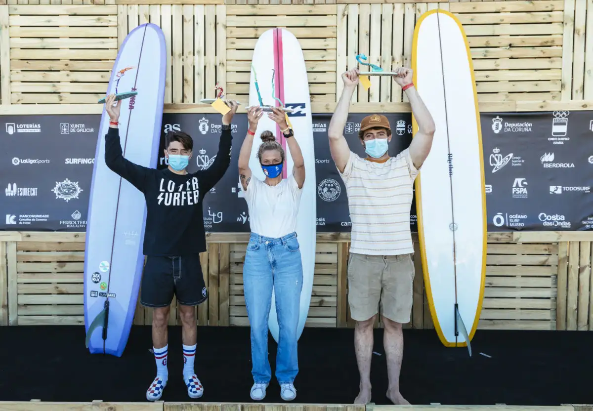 Carlota Jáuregui y Jon Garmendia nuevos campeones absolutos de España de longboard 2020