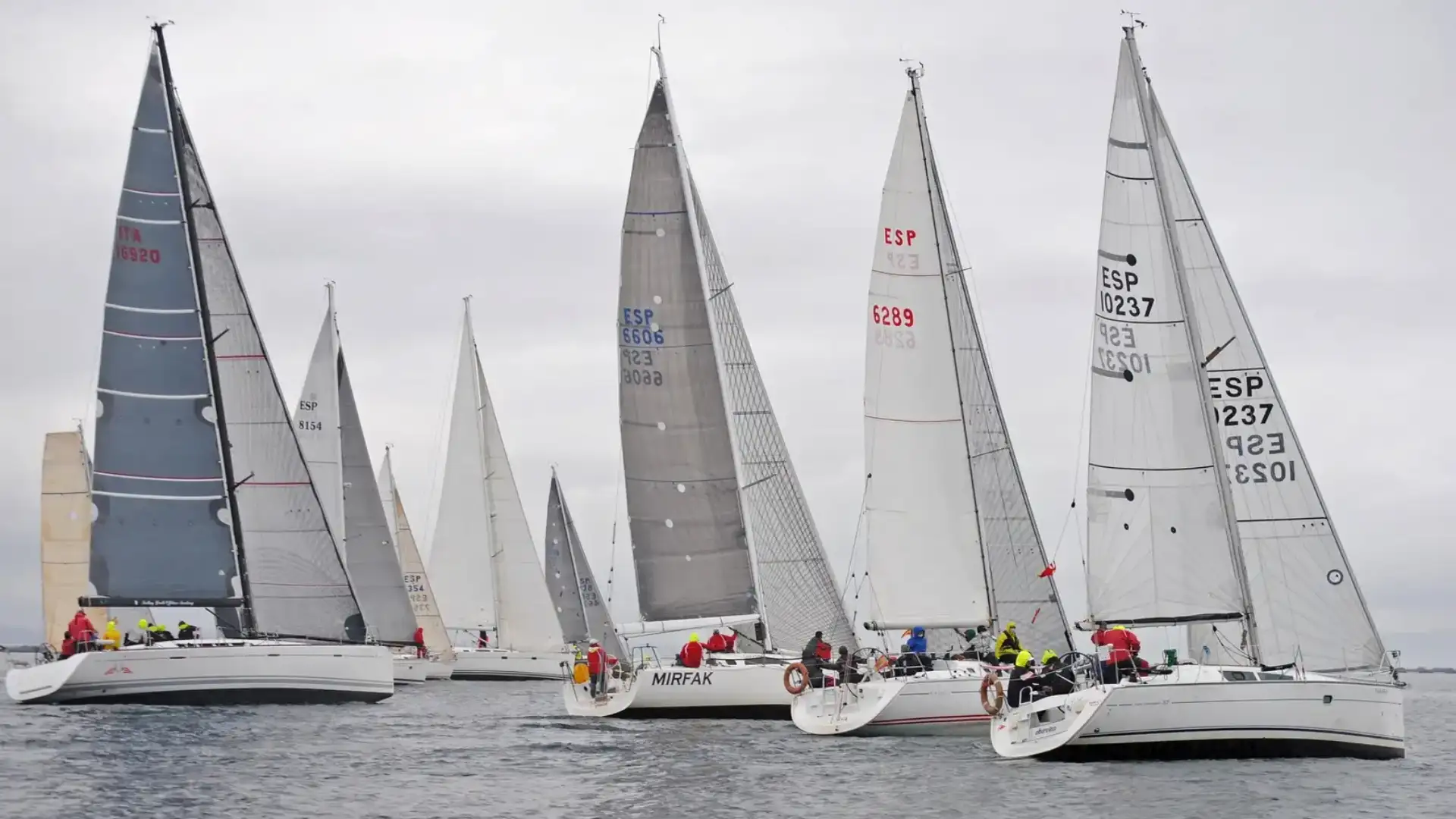 "Orion", "Aldán" e "Mirfak" podio del Regata Admiral Rodríguez Touges in acque galiziane