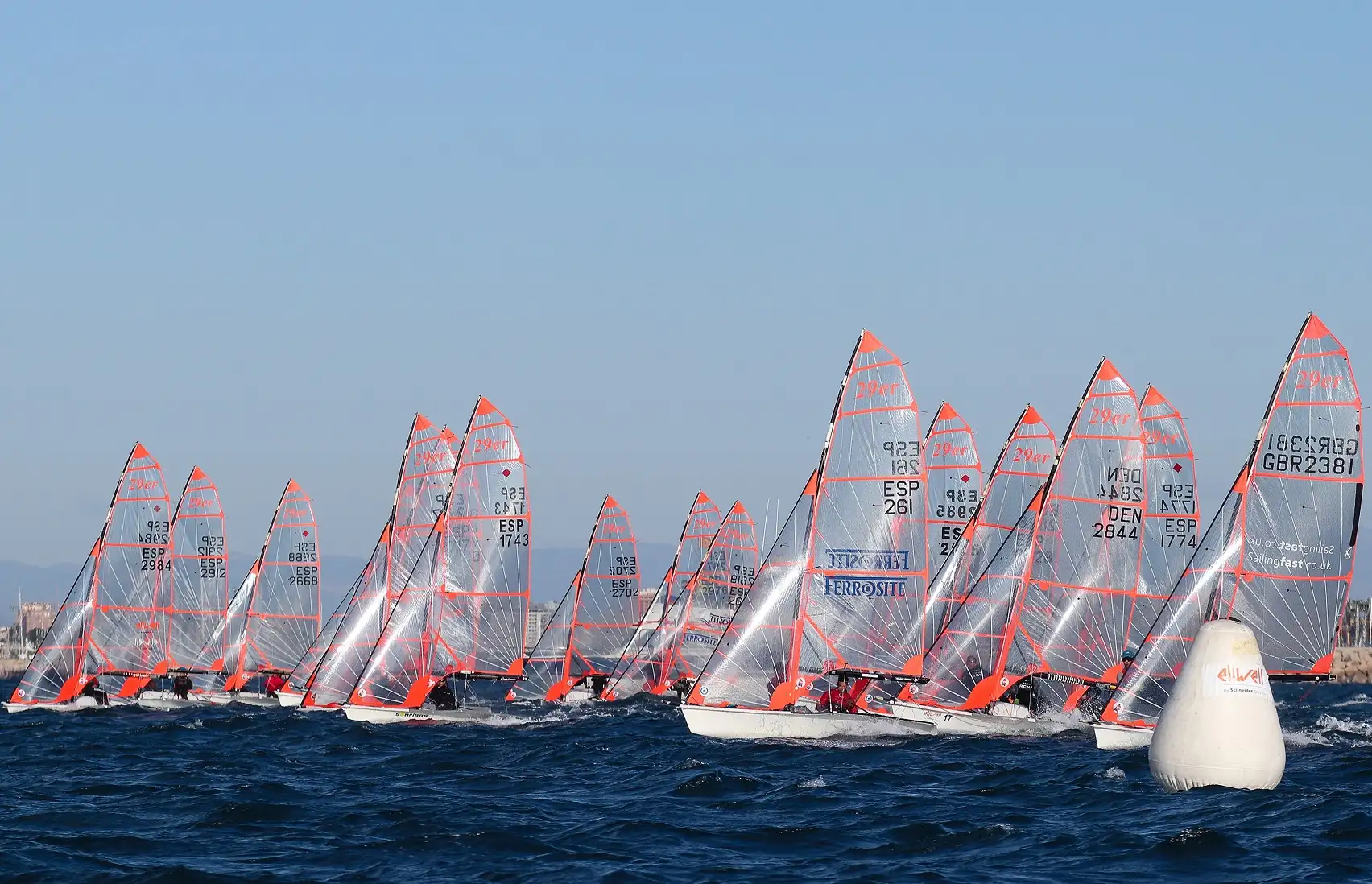 Se cierra la cita nacional que ha tenido un marcado color canario en los diferentes podios que se han configurado en el RCN de Valencia, aunque con ciertos matices ya que cincos tripulaciones locales suben al podio, así como una de Palma y otra de Calpe (Foto Pep Portas)