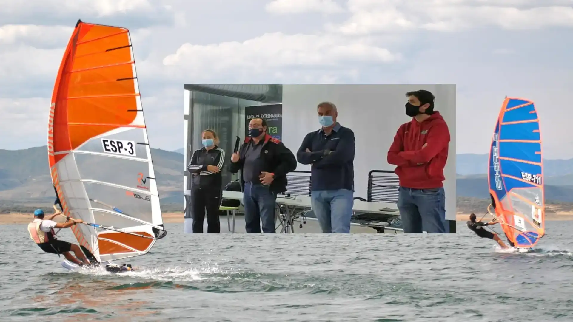 Spagnolo Windsurfing Formula Championship in Estremadura, nel lago di Gabiel e Galan