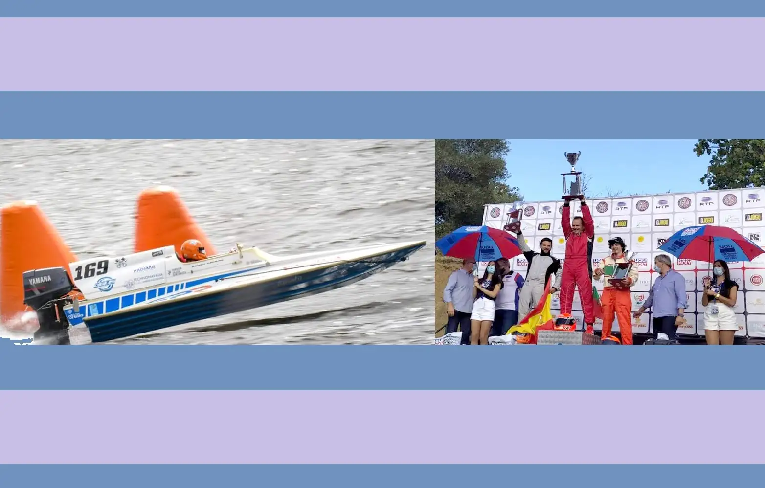  Pereira toma parte en la Copa Ibérica gracias a la colaboración de la Federación Gallega de Motonáutica y el patrocinio de Technonavalia, A.Vega Psicotrainning, Promar, Nikis Motors y SPR