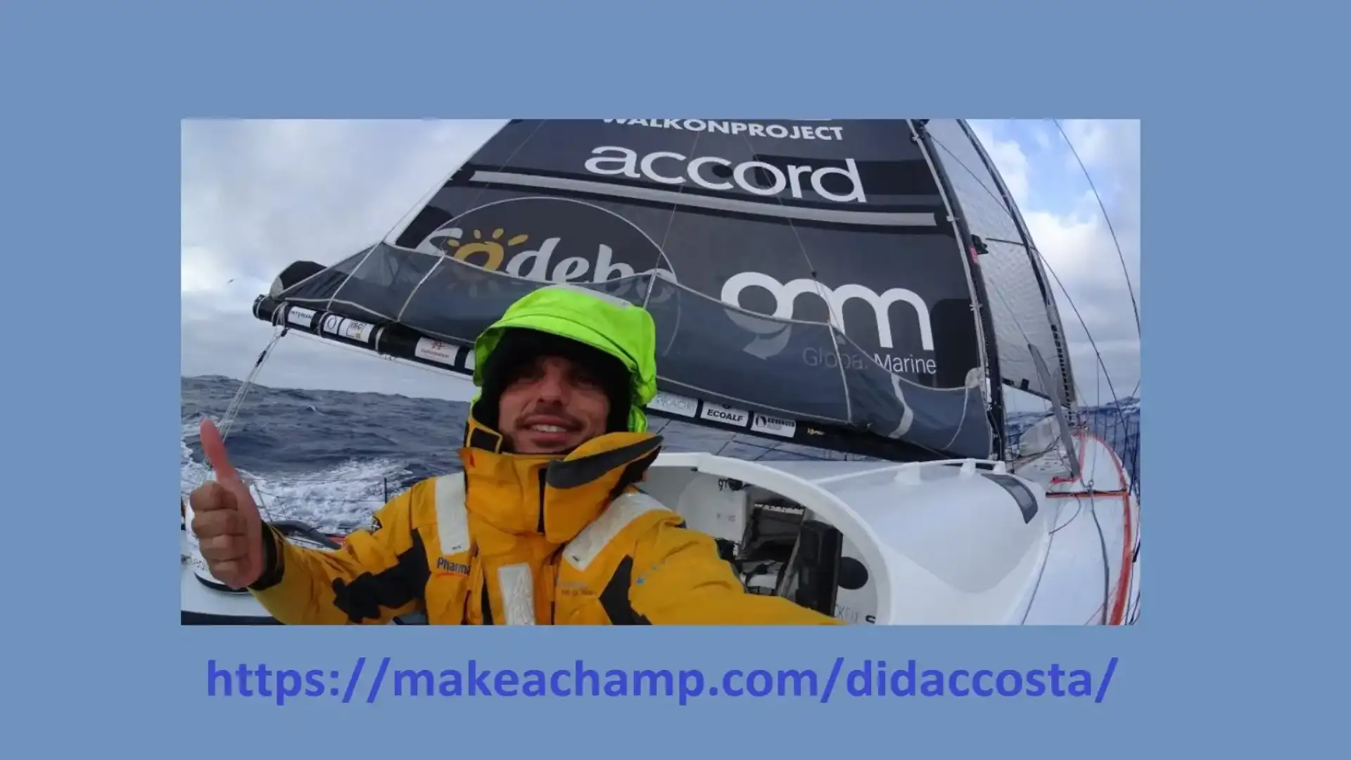 Didac Costa lancia un crowdfunding per raggiungere il Vendée Globe