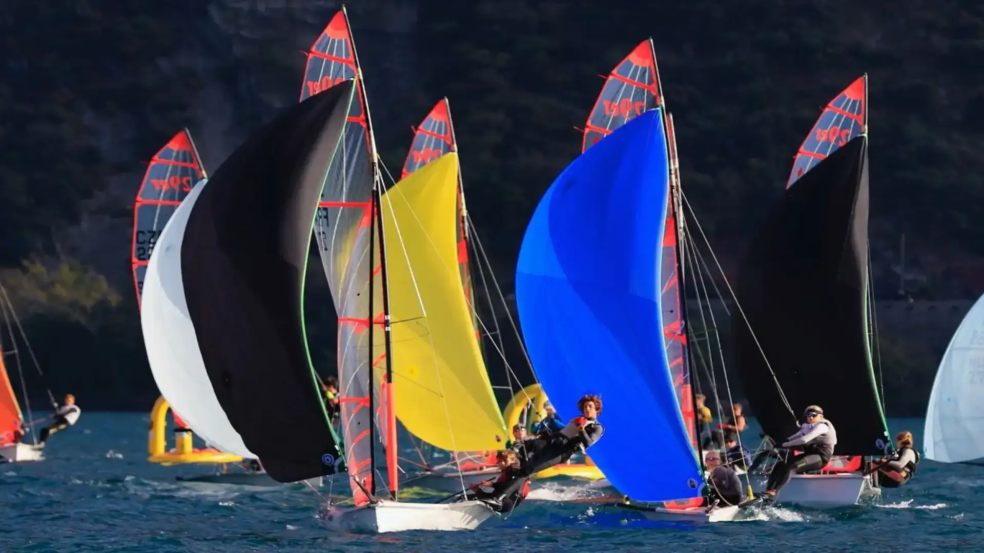 Quicorras Urios e Filippo Binetti ai margini del podio all'Eurocup de 29er di Garda