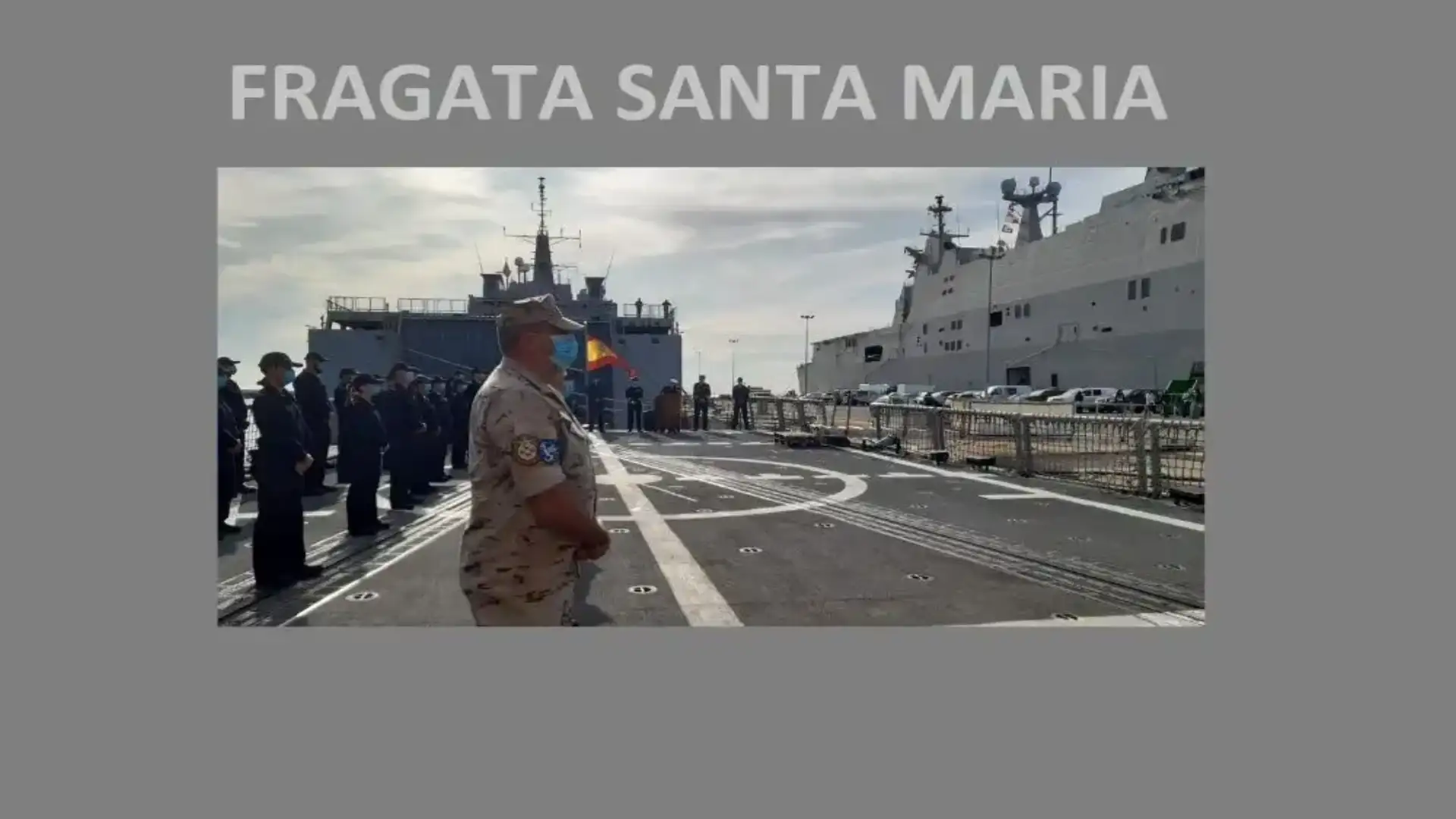 La fregata Santa Maria è già in Rota dopo aver partecipato all'Operazione Atalanta