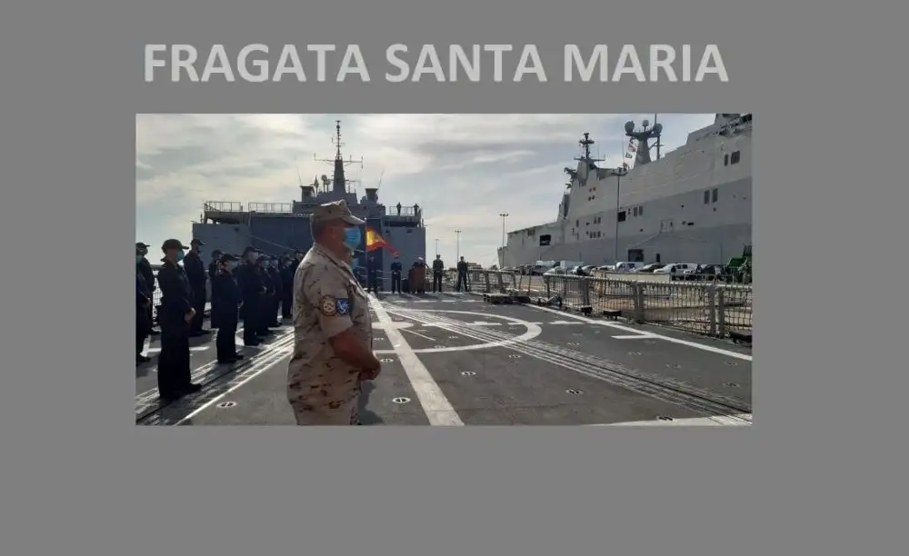 La fragata Santa María regresa a Rota tras cinco meses de despliegue en la Operación Atalanta en aguas del océano Índico