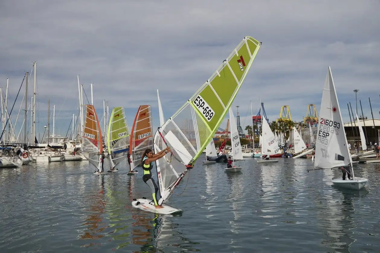 El Campeonato Autonómico de ILCA, Bic Techno 293, iQFoil y Raceboard, en blanco por falta de condiciones