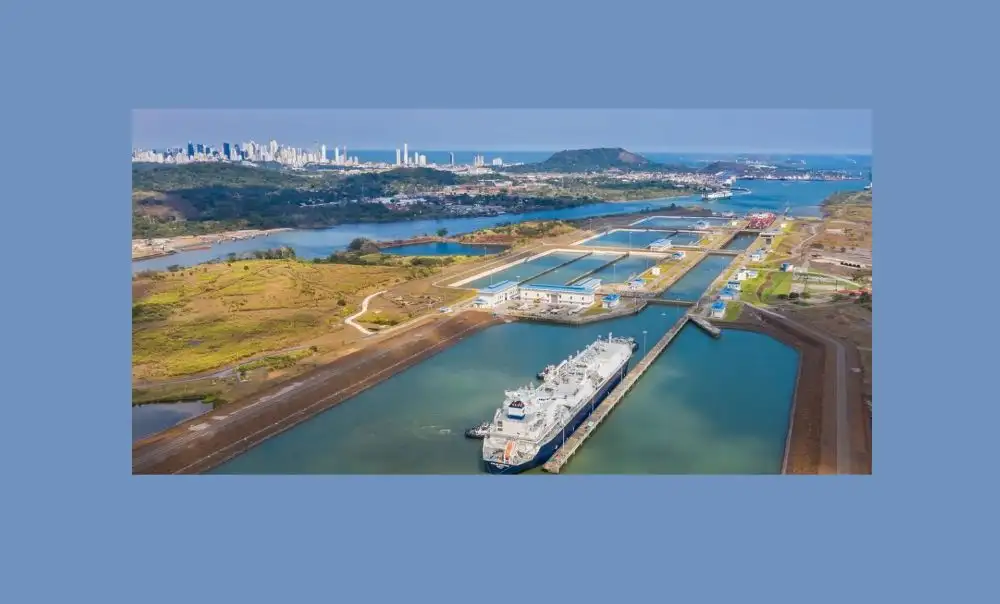 La congestión provoca un aumento de los fletes spot de gaseros (Foto Canal de Panamá)