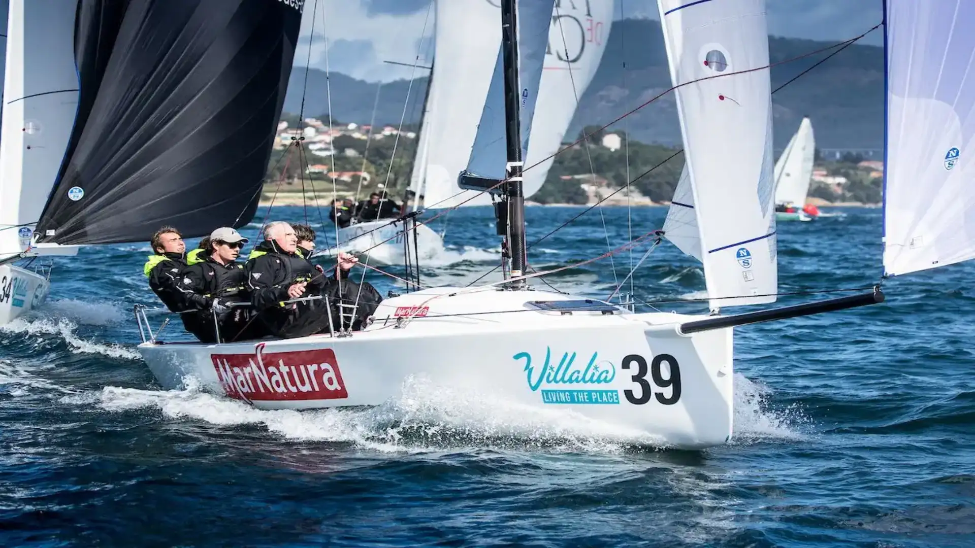 "Marnatura" con Luis Bugallo alla canna, vince il primo atto della J70 Villalia Winter Series
