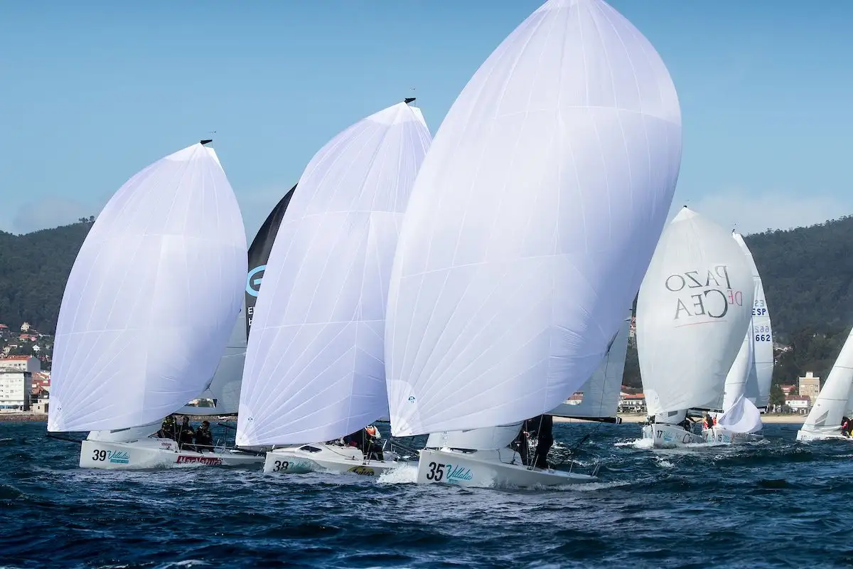 Segundo acto para las Vigo Winter Series de J70 este fin de semana (Foto María Muíña)