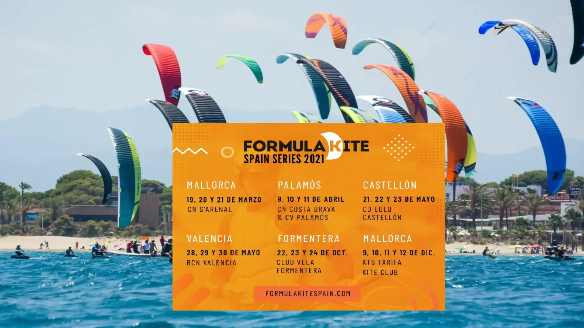 Il calendario della Formula Kite Spain Series 2021 avrà sei eventi