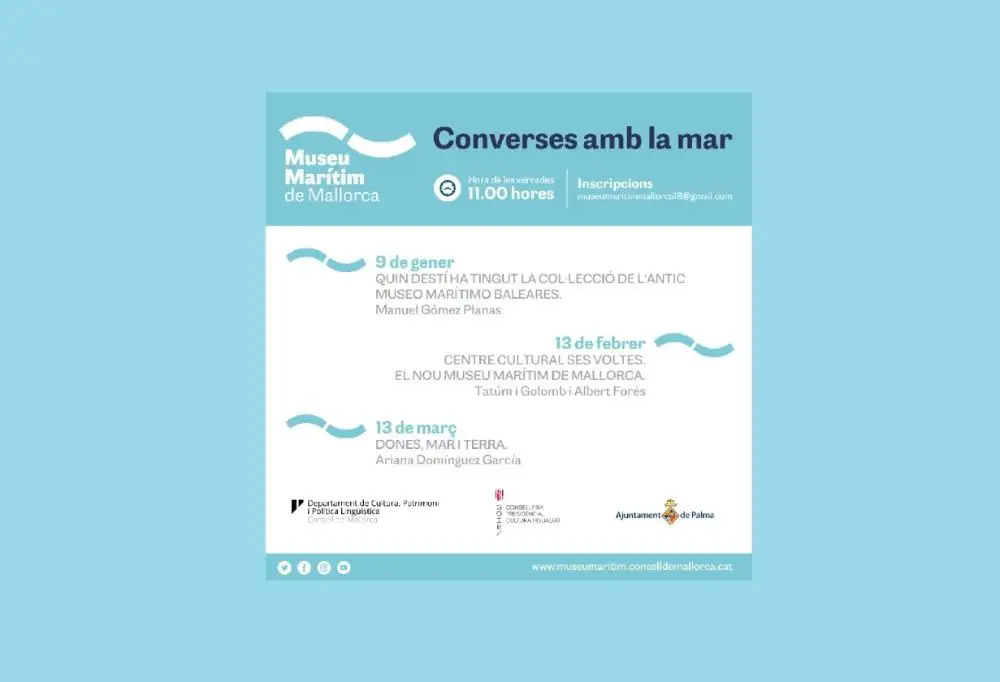 El Museo Marítimo de Mallorca tiene la sede central y las oficinas, además de la propuesta del espacio educativo proyectado por el colectivo de Sa Galanía el Centro Cultural Ses Voltes, y que se puede visitar en horario de oficina, de lunes a viernes, de 09.00 a 14.00 horas