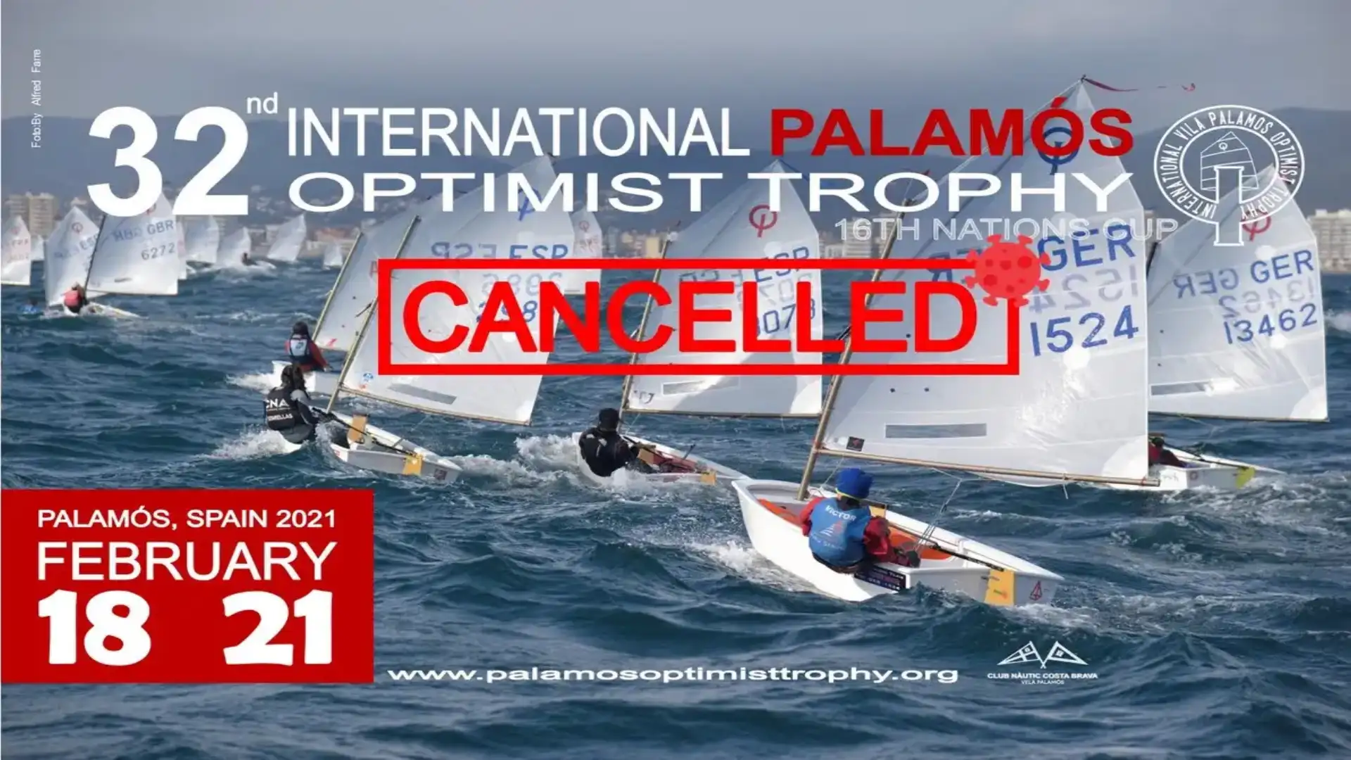 La pandemica è carica del Palamós Optimist Trophy 2021