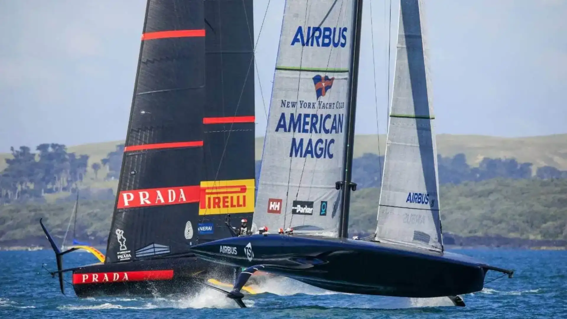 Prada Cup: American Magic non offre alcuna resistenza a una Rossa Moon molto superiore 4-0