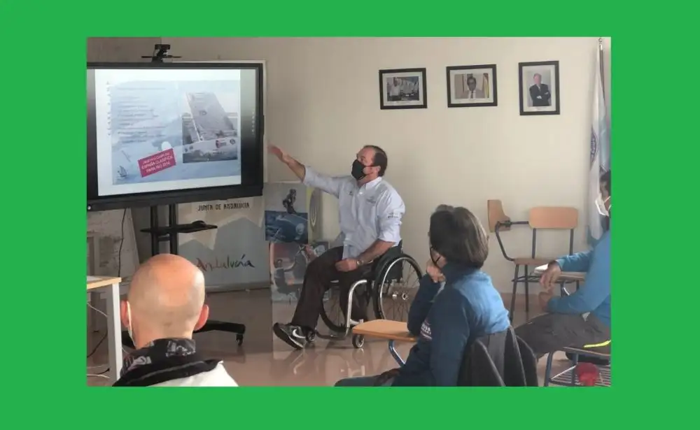 En estos últimos días se han realizado los de Vela Adaptada de la mano del deportista Arturo Montes; de Riesgos Laborales con Rafael Ruiz, director de la empresa Coinse, y sobre la realización de Concentraciones y Campus con el entrenador David Villalpando