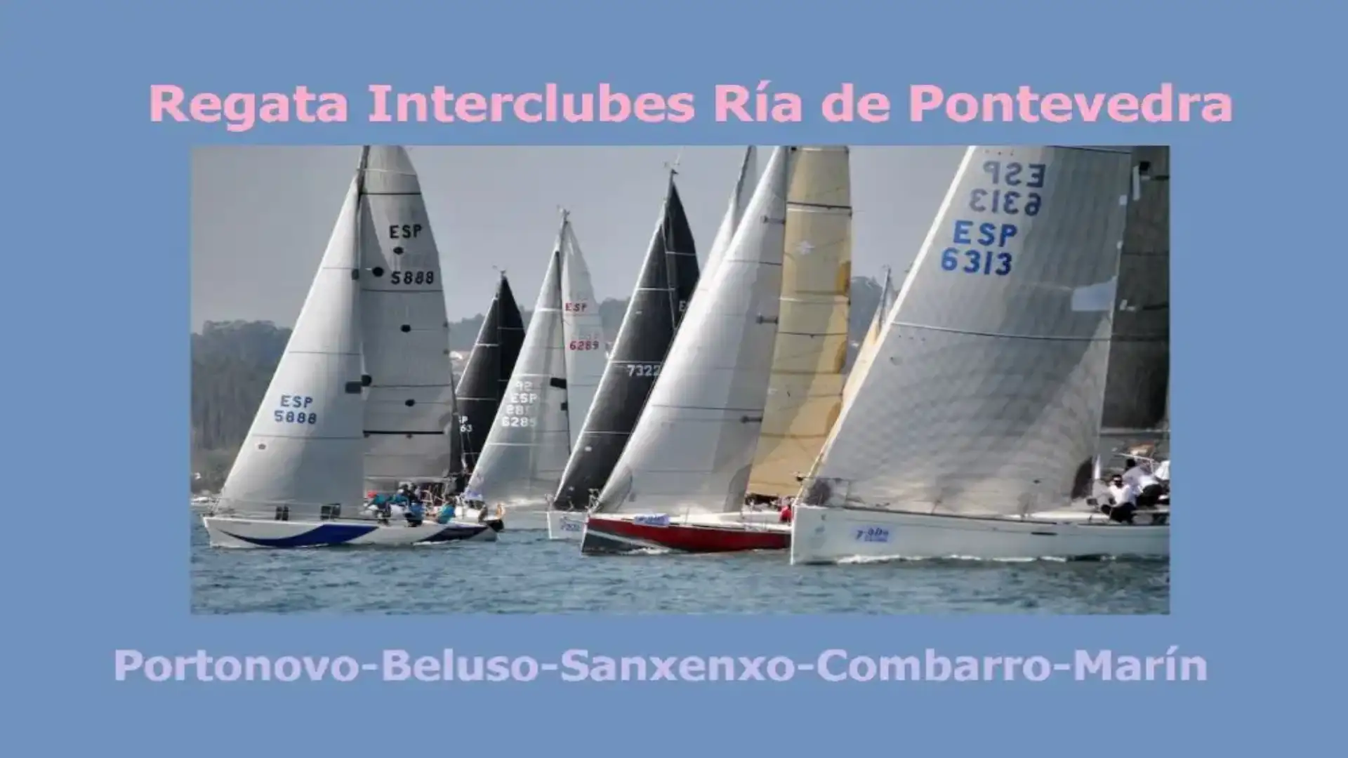 Grande atmosfera in partenza a Portonovo degli Interclubs Ria de Pontevedra de Crociere