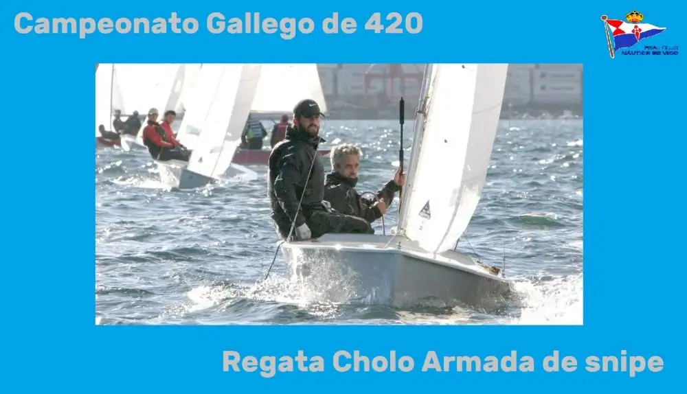 Primer asalto en aguas viguesas de los gallegos de snipe y 420