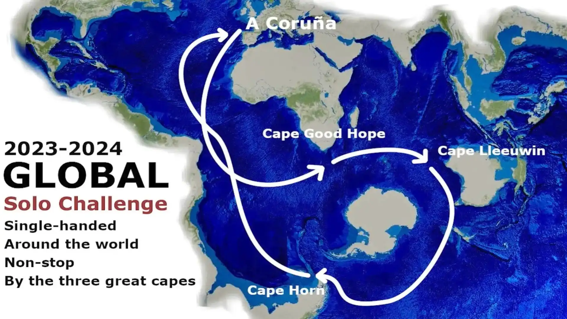 Global Solo Challenge con uscita e arrivo a La Coruña 2023-2024