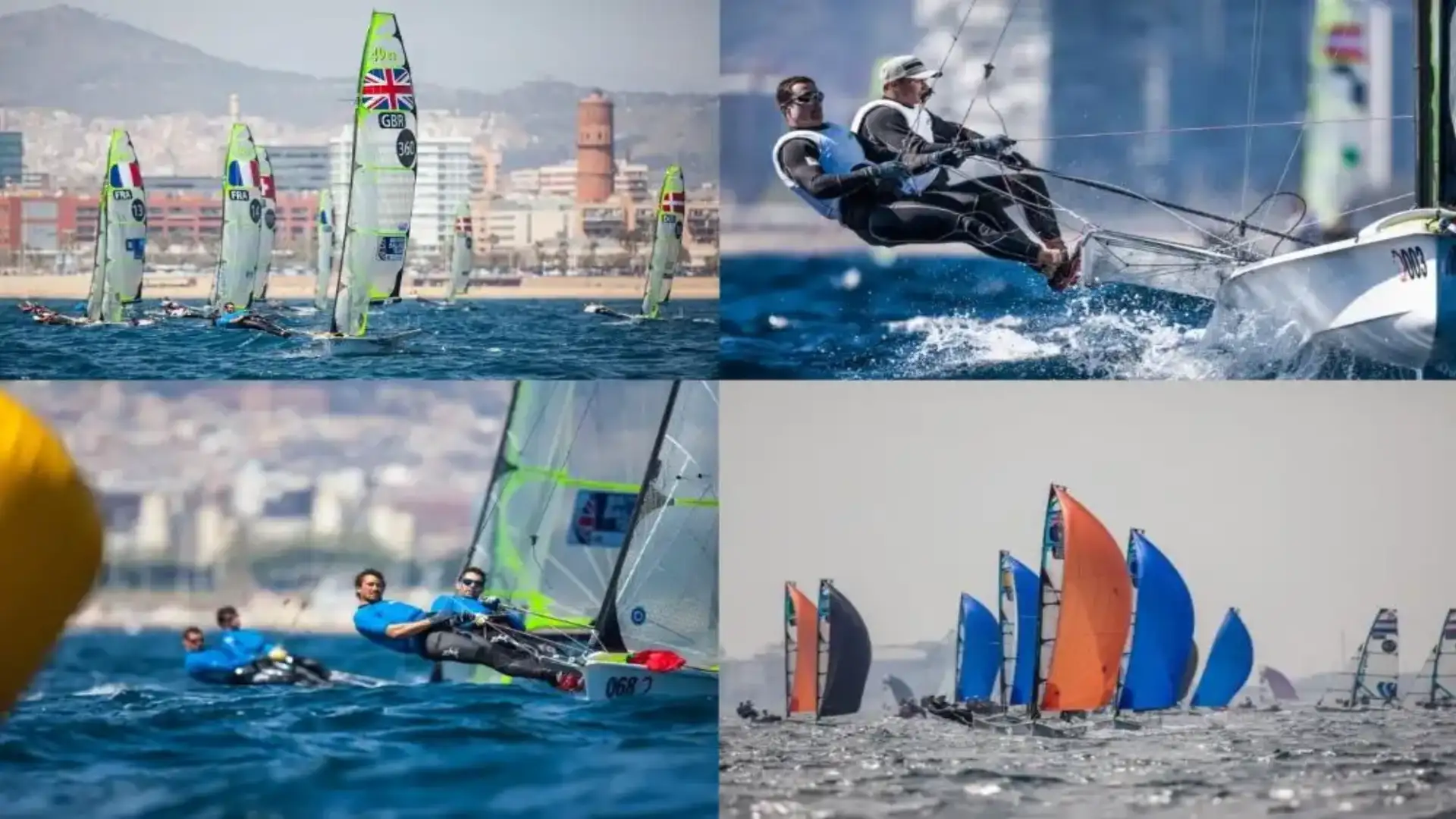 Il National Olympic Classs 2021 inizia a Barcellona con il 49er e il 49erFX