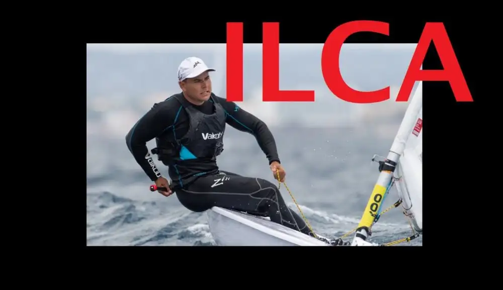 Joel Rodríguez se sitúa de cuarto en Vilamoura, a un punto del podio, manteniendo a España en cabeza de la lucha por la plaza olímpica en ILCA 7... Cristina Pujol sigue liderando el equipo español en ILCA 6 y es séptima, seguida de Fátima Reyes, en el puesto 12 (Foto Joao Costa)