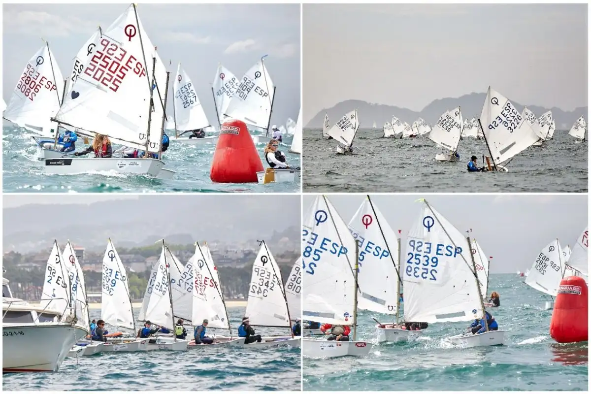 El viento no se quiso sumar a la gran fiesta del optimis rn Canido (Fotos Angel Tourón)