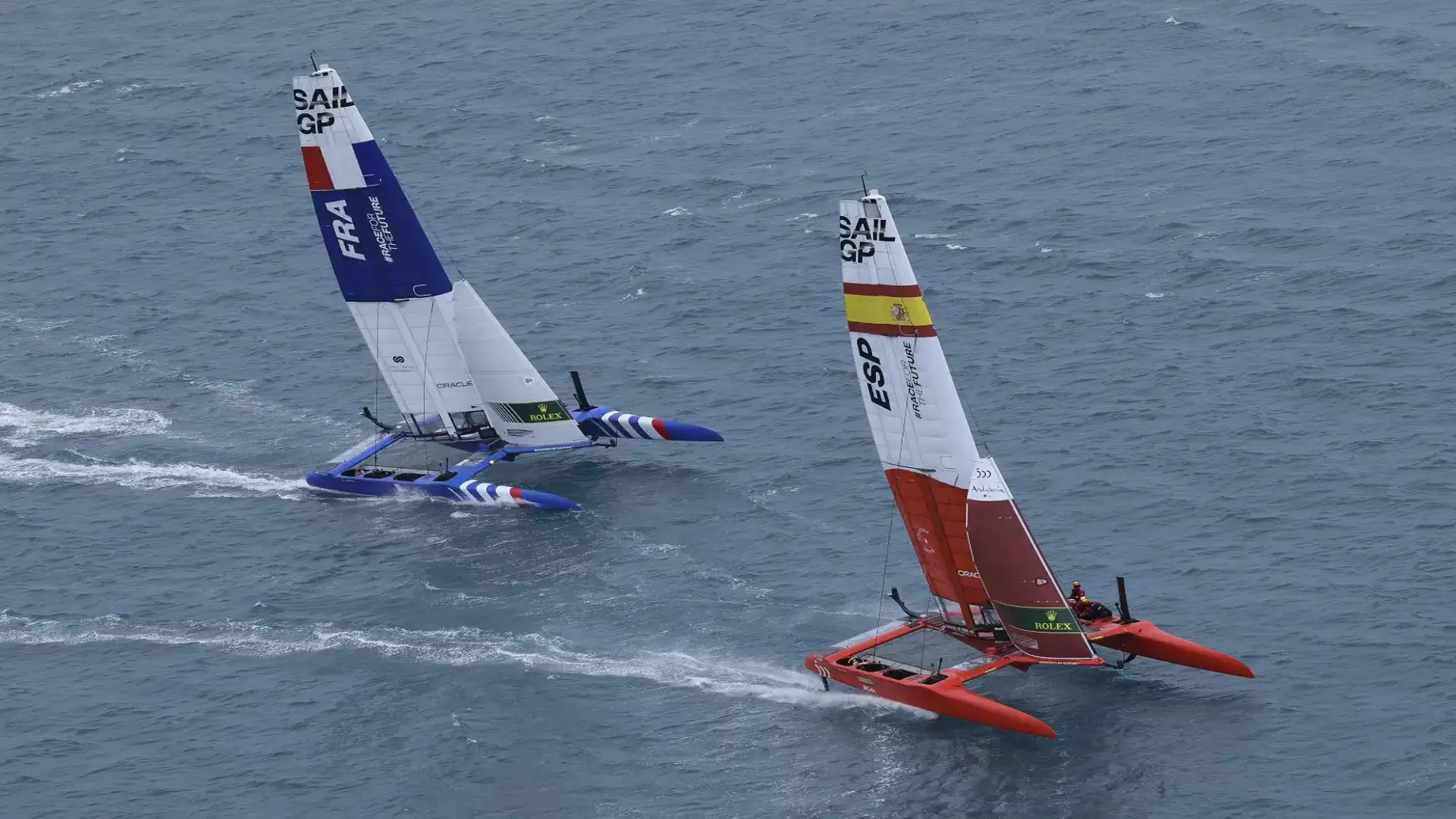 Gran Bretagna, Australia e Francia il primo podio a SailGP Spagna quarto