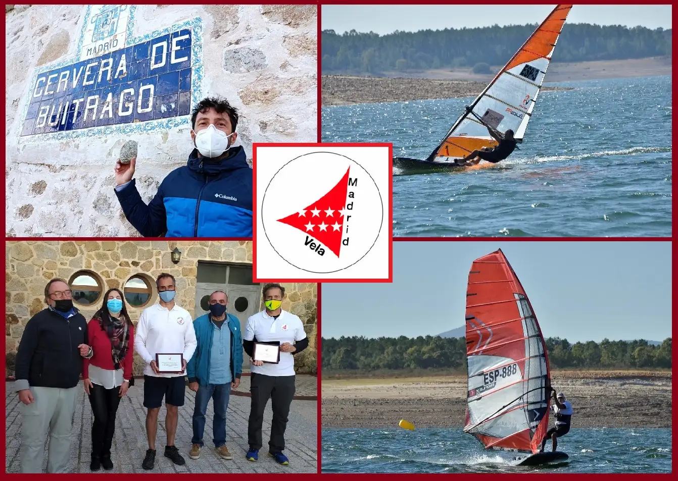 El Campeón en Buitrago fue Eduardo Navarro dell Club Náutico Vicario-Pantanícolas de Ciudad Real, club que próximamente organizará el campeonato de Windsurf-Slalom de Castilla la Mancha en el embalse de Gasset (Fotos Alfonso Tertre)