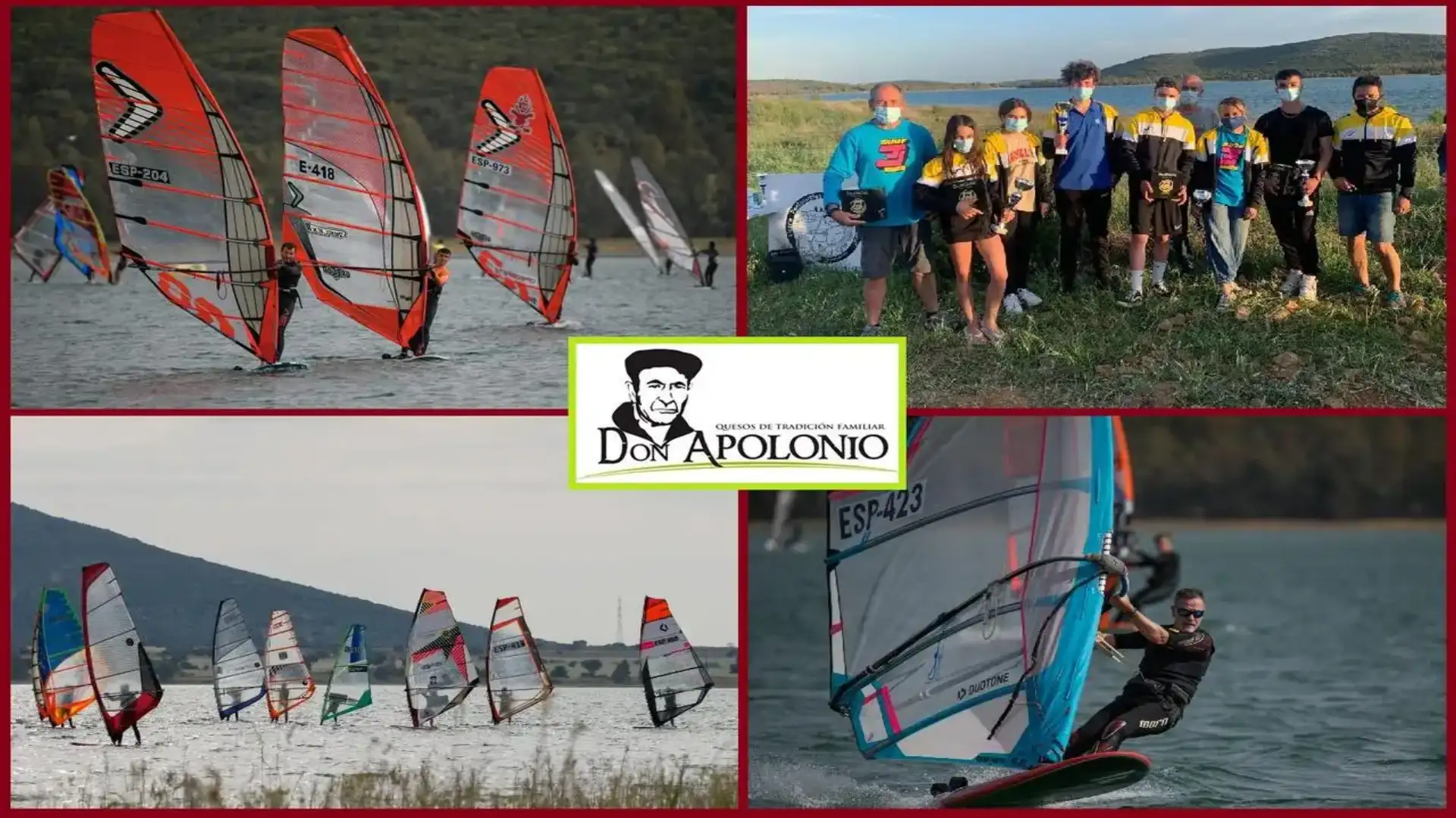 Nacho Arce è imposto al Windsurf Apolonium Don, nel serbatoio Gasset