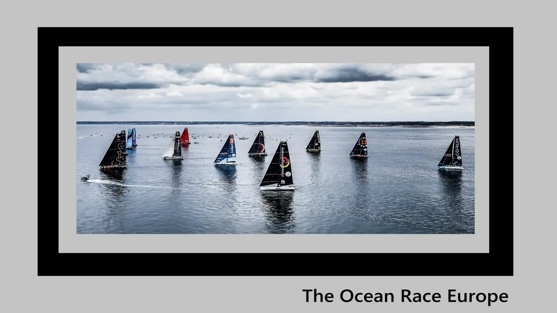 Prima miglia molto lente a causa della mancanza di vento in The Ocean Race Europe