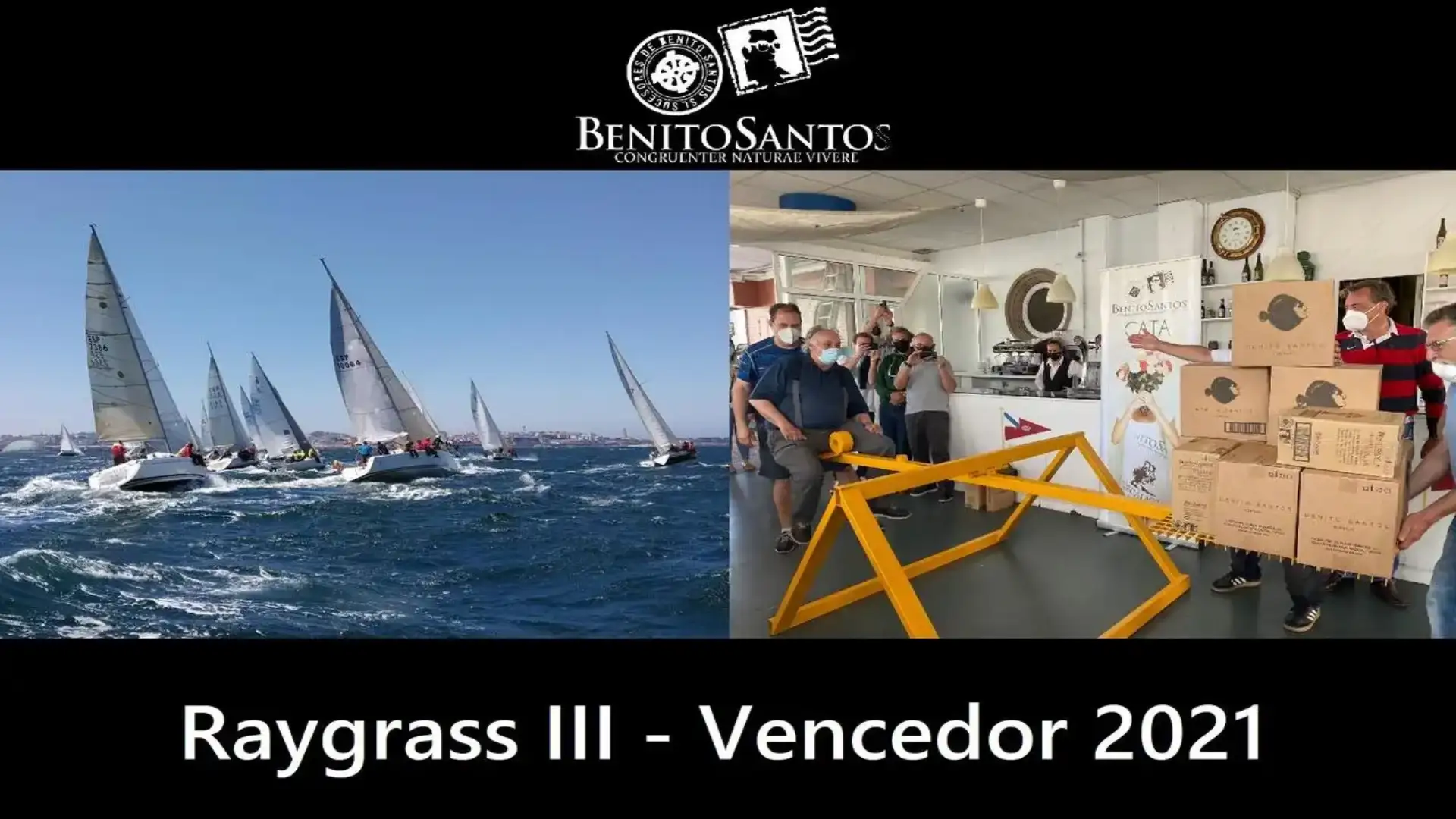 Per Raygrass III di Tono Núñez la Regata del Vino Benito Santos a La Coruña