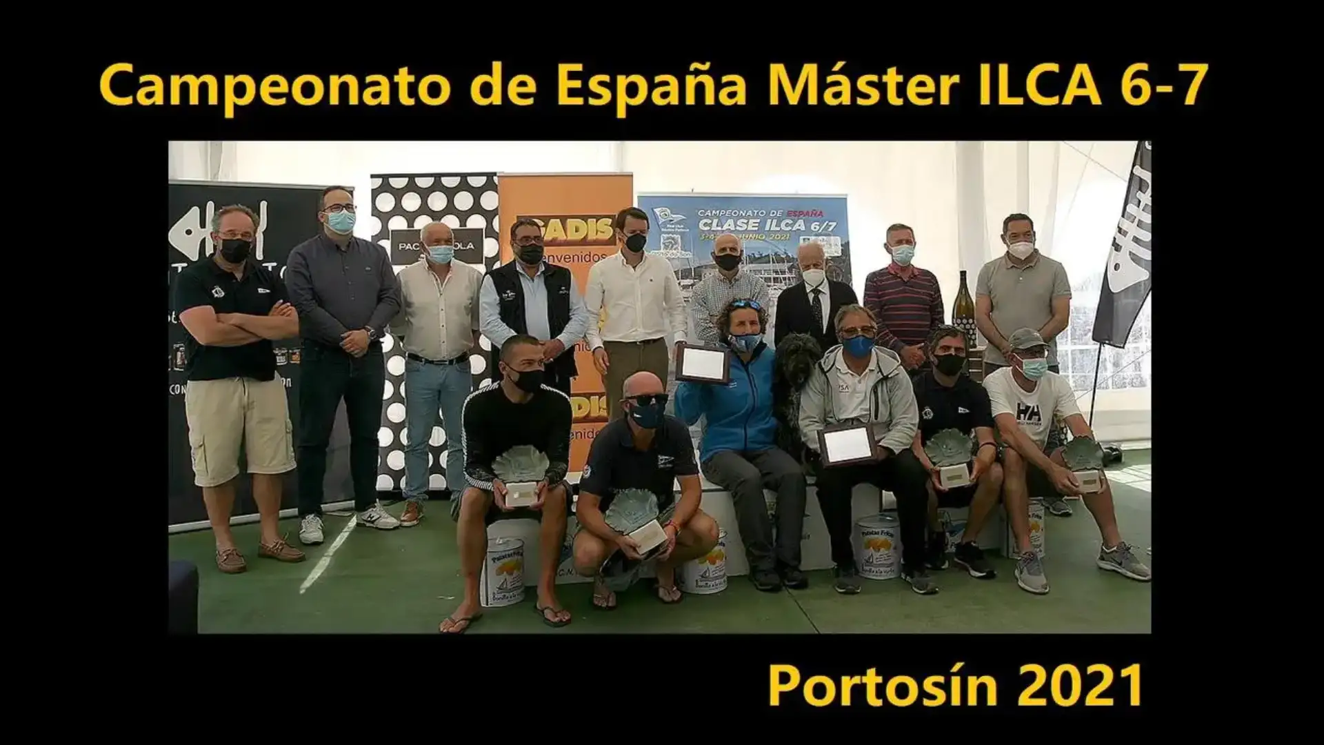 Van der Ploeg e Monica Azón appena vincitori del Master Nazionale ILCA 6-7 a Portosin