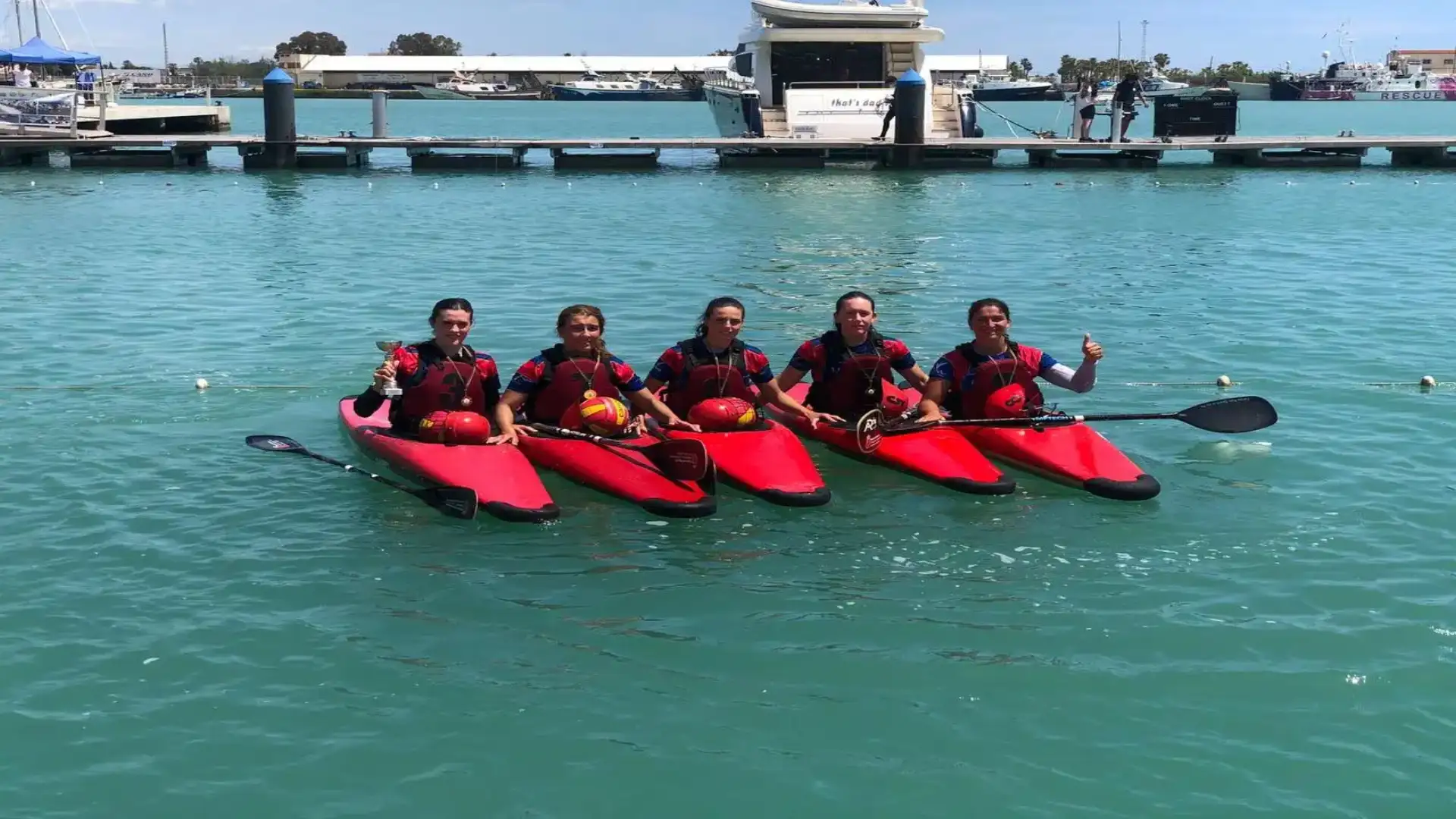 Il campione Pinatarense del 3° Torneo Iberdrola Kayak Polo Division