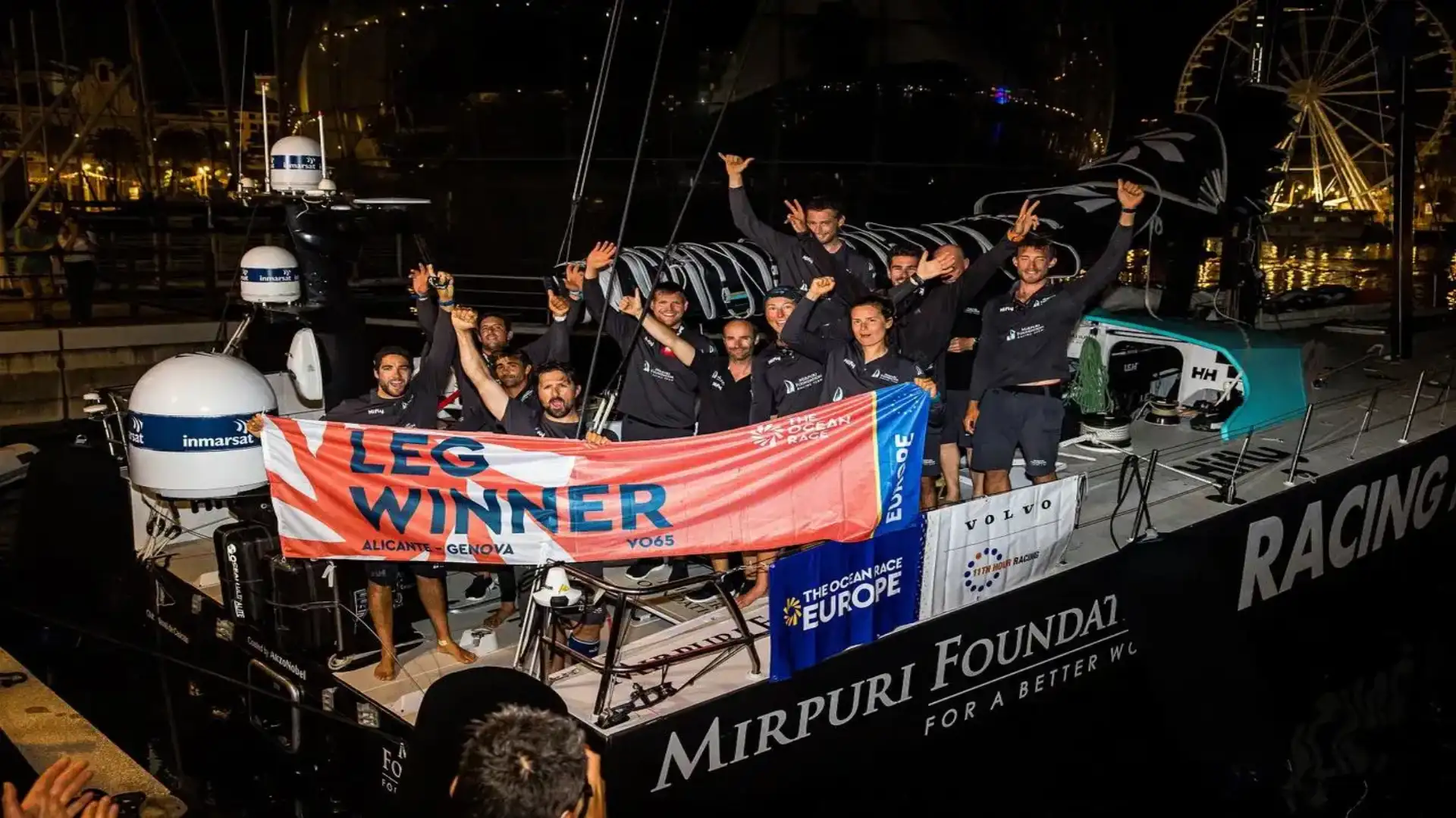 The Ocean Race: Fondazione Mirpuri (VO65) e Team Germania (IMOCA) leader a Genova