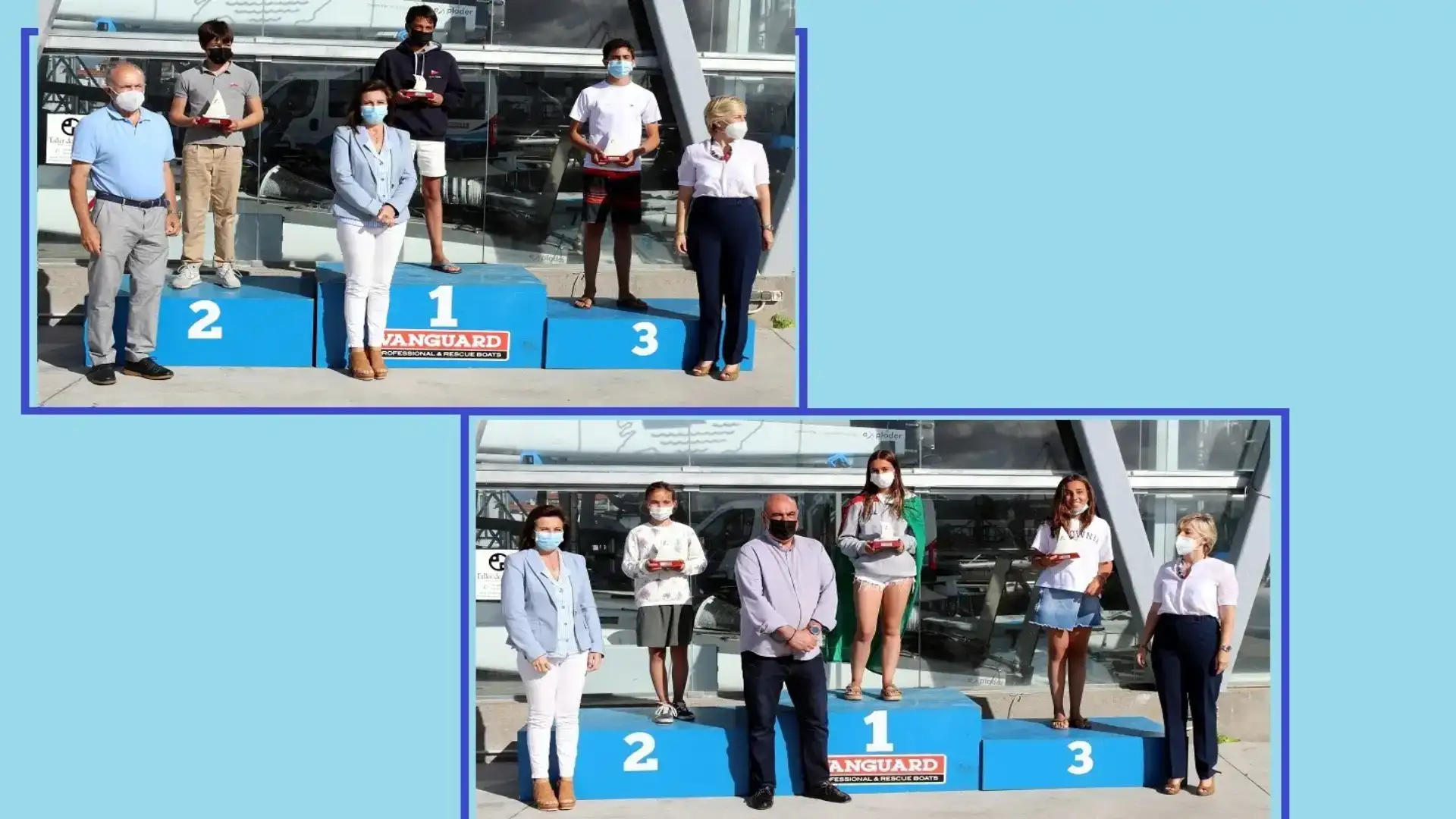 Martín Mijares e Natalia Domínguez Galicia campioni alla Galega da Vela Week
