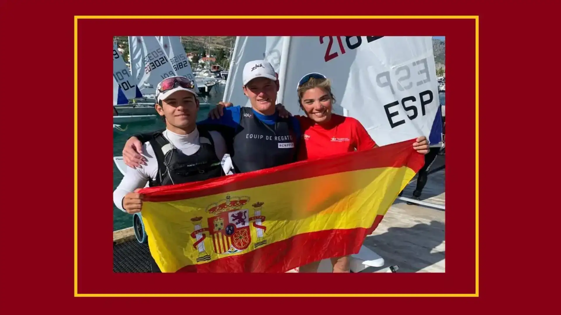 Jaiver Seguí proclama Sub 19 di ILCA 6 in Croazia
