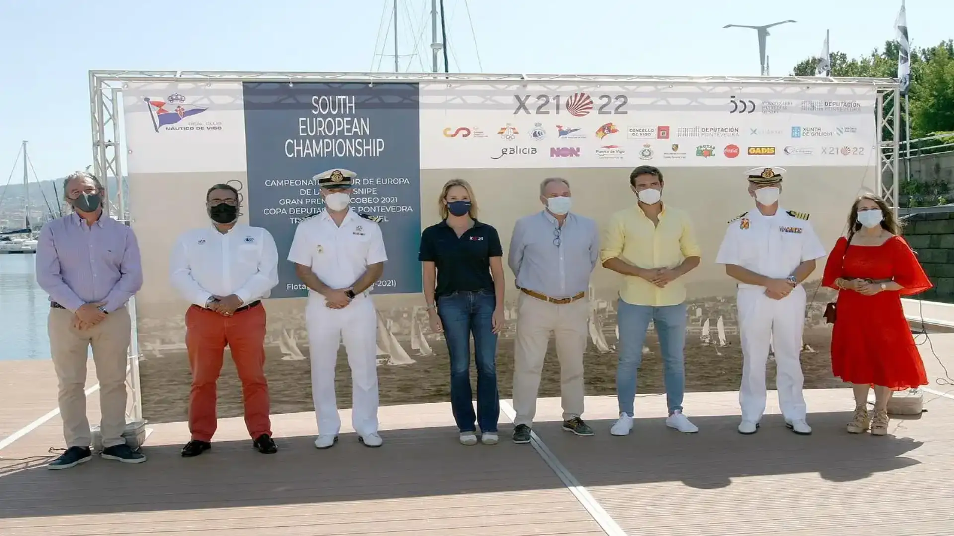La South European Snipe Class è stata presentata a Vigo, che si terrà dal 6 all'8 agosto