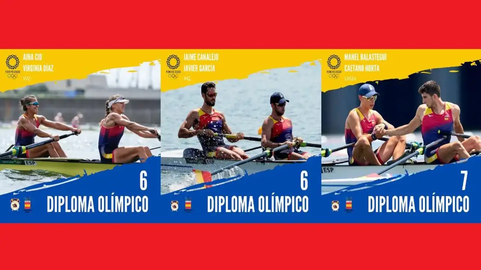 Grande prestazione del canottaggio spagnolo che parcheggia il grigio e genera illusione per le prossime Olimpiadi