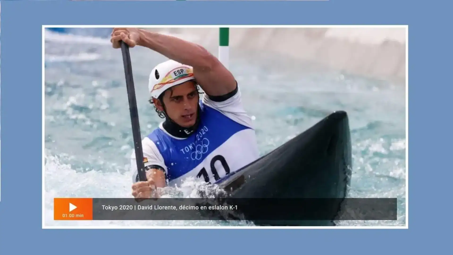 Nuria Vilarubla (C1) e David Llorente (K1 slalon) Diploma olimpici a Tokyo