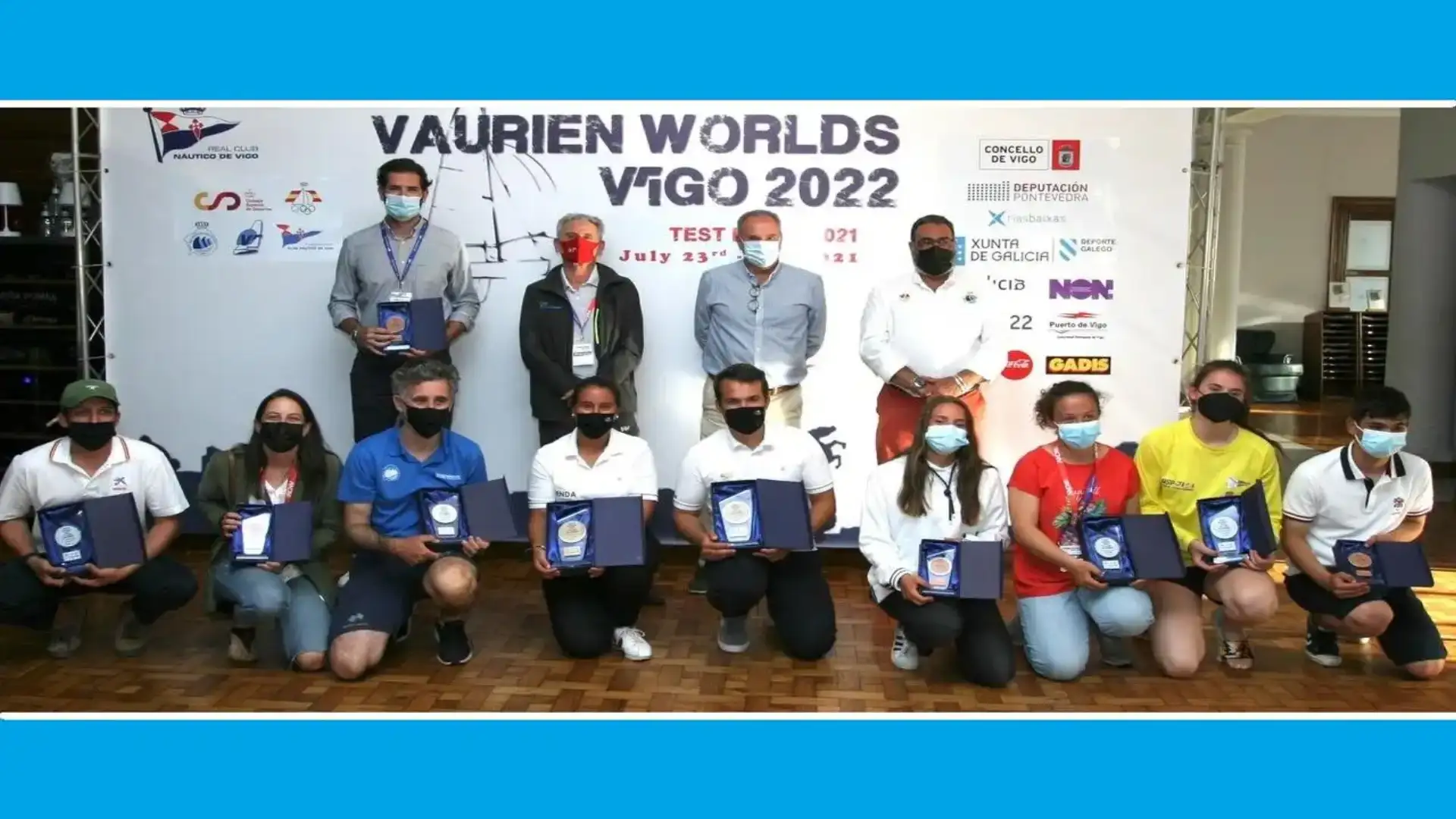 Zampacavallo- Francese del Nautico di Valencia vince l'evento di prova di Vaurien in Vigo