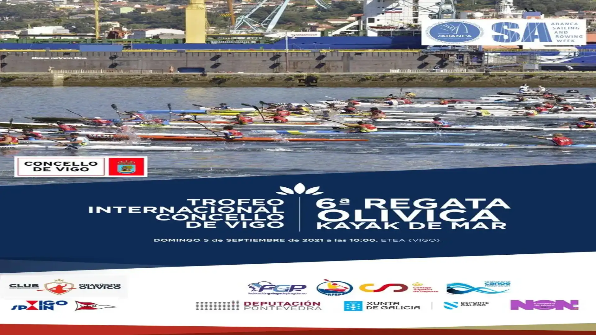 La settimana Abanca si prepara per il suo inizio con la Kayak de Mar International