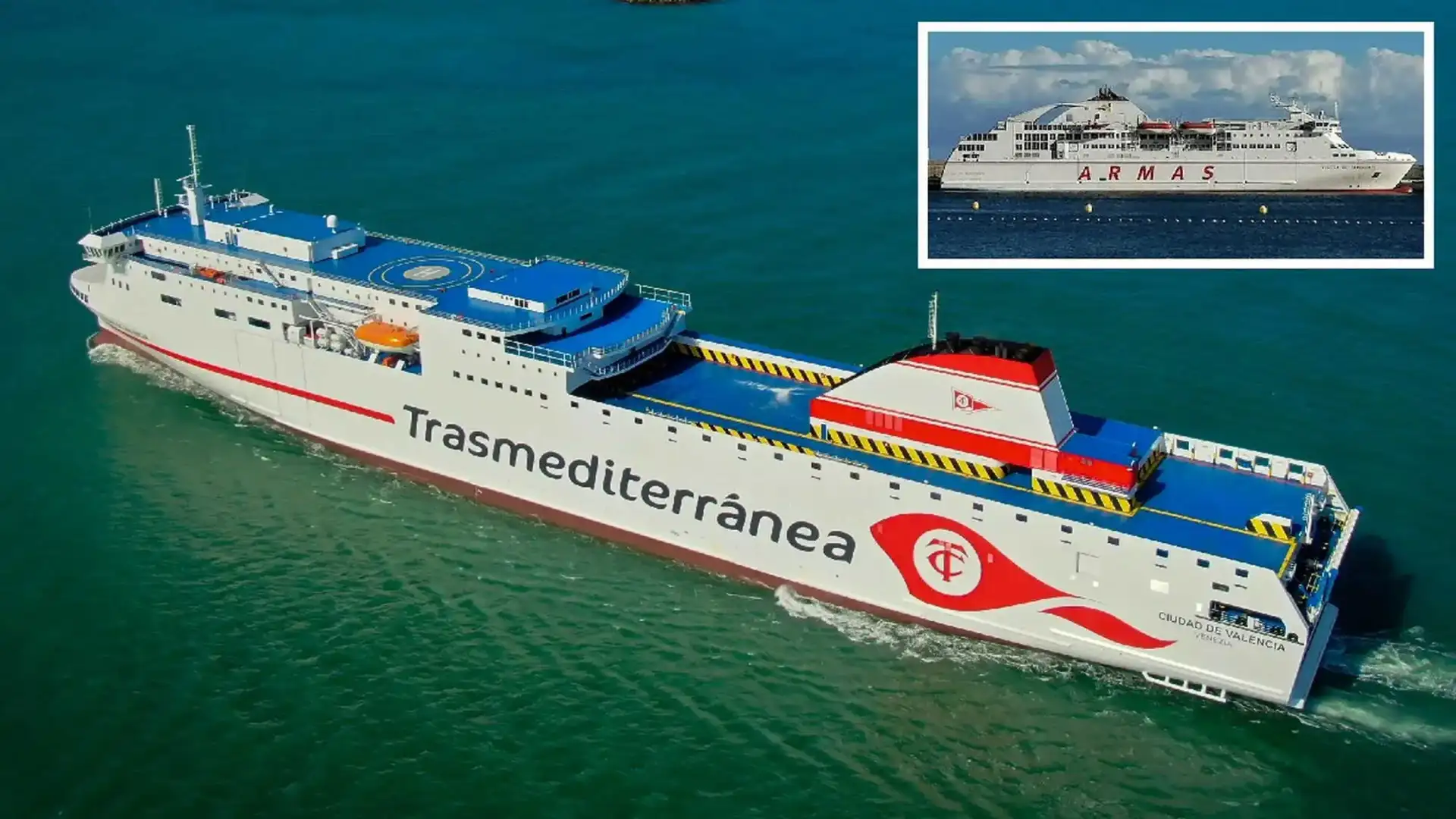 Naviera Armas è messo a disposizione dei servizi di emergenza di La Palma